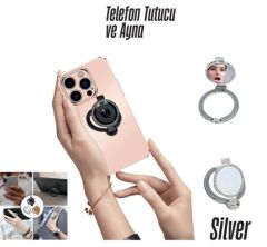 TELEFON TUTUCU PARMAK YÜZÜK 360° SİLVER KOD: 5901086