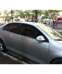 CAM ÇITASI KROMU VOLKSWAGEN JETTA 2005-2013 4 PARÇA KOD:K00188