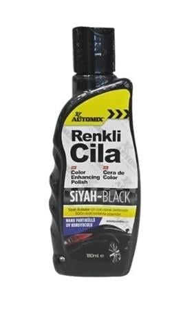 SİYAH RENKLİ CİLA 180 ML AUTOMİX KOD:44844