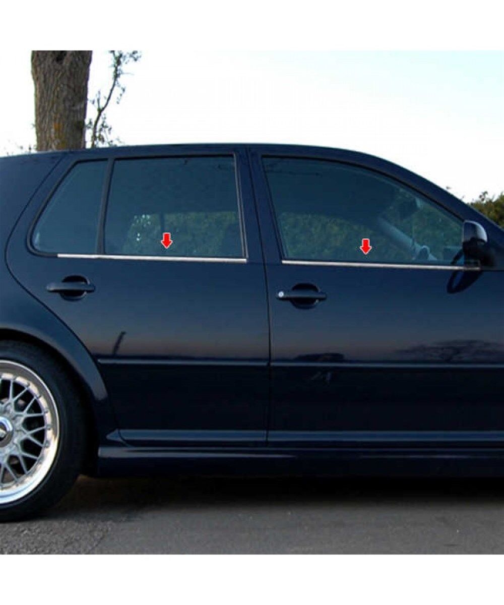 CAM ÇITASI KROMU VOLKSWAGEN GOLF 4 4 PARÇA KOD:K00198