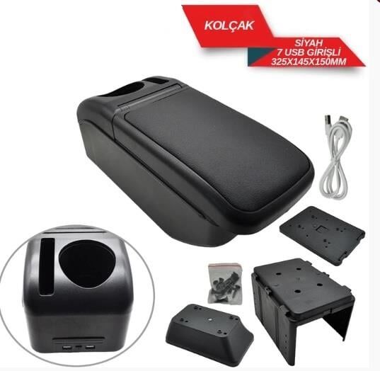 KOLÇAK 6 USB ALMAN MD AYARLI SİYAH KOD:4705720