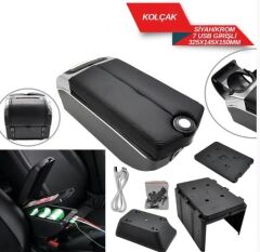 KOLÇAK 7 USB ALMAN MD AYARLI SİYAH KOD:4705719