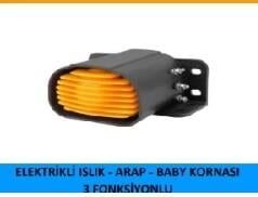 ISLIK ARAP 3 SESLİ SİREN KORNA ELEKTRİKLİ 3 FONKSİYON BX10023