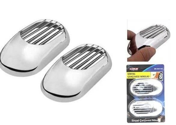 SİNYAL ÇERÇEVESİ OVAL IZGARALI NİKELAJ İKİLİ KOD:2941701