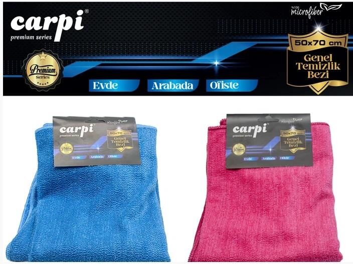 MİKROFİBER LÜX TEMİZLİK BEZİ DÜZ KADİFE 50X70  KOD:2420141