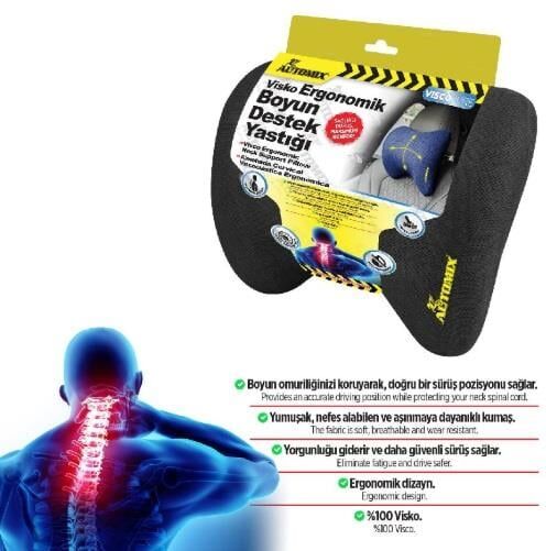 VİSKO ERGONOMİK BOYUN DESTEK YASTIĞI AUTOMİX KOD:44928