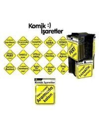 KOMİK YAZI ÇEŞİTLERİ CAM SÜSÜ VANTUZLU 10X10 CM KOD:800901154