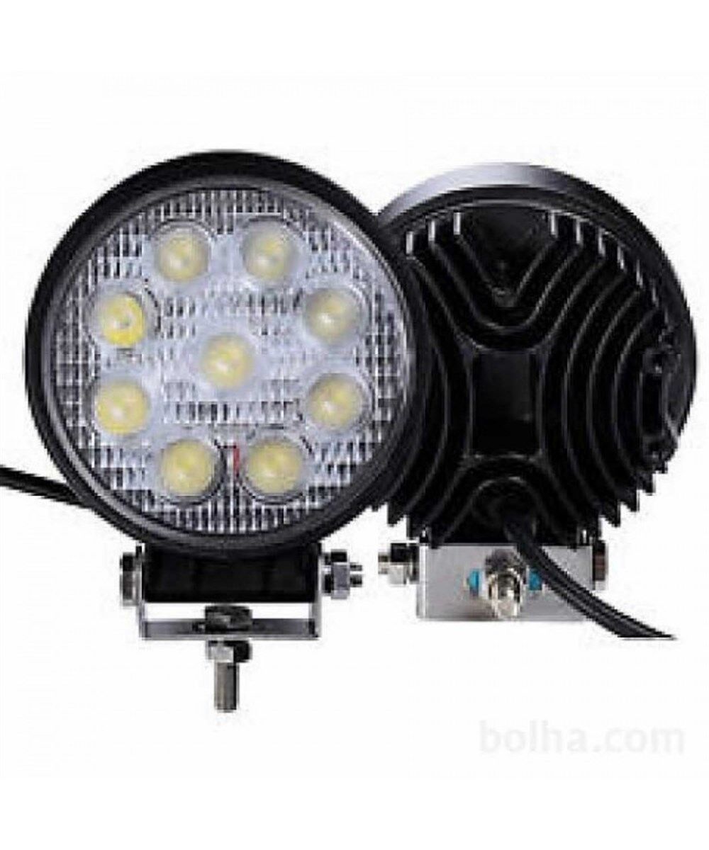 ÇALIŞMA LAMBASI YUVARLAK 27W 9 COB LED TEKNOLOJİSİ KOD:80052