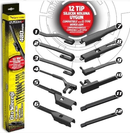 VETTE PLUS MULTİFİT SİLECEK 480 MM AUTOMİX KOD:39686