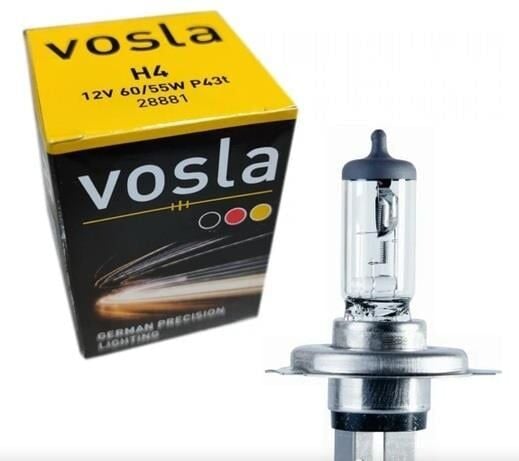 AMPUL H4 12V 60/55W +150 FAZLA IŞIK VOSLA  VS27491