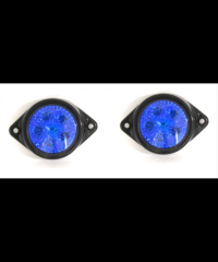 UNİVERSAL LAMBA LEDLİ 24V YUVARLAK MAVİ TAKIM KOD:4303857