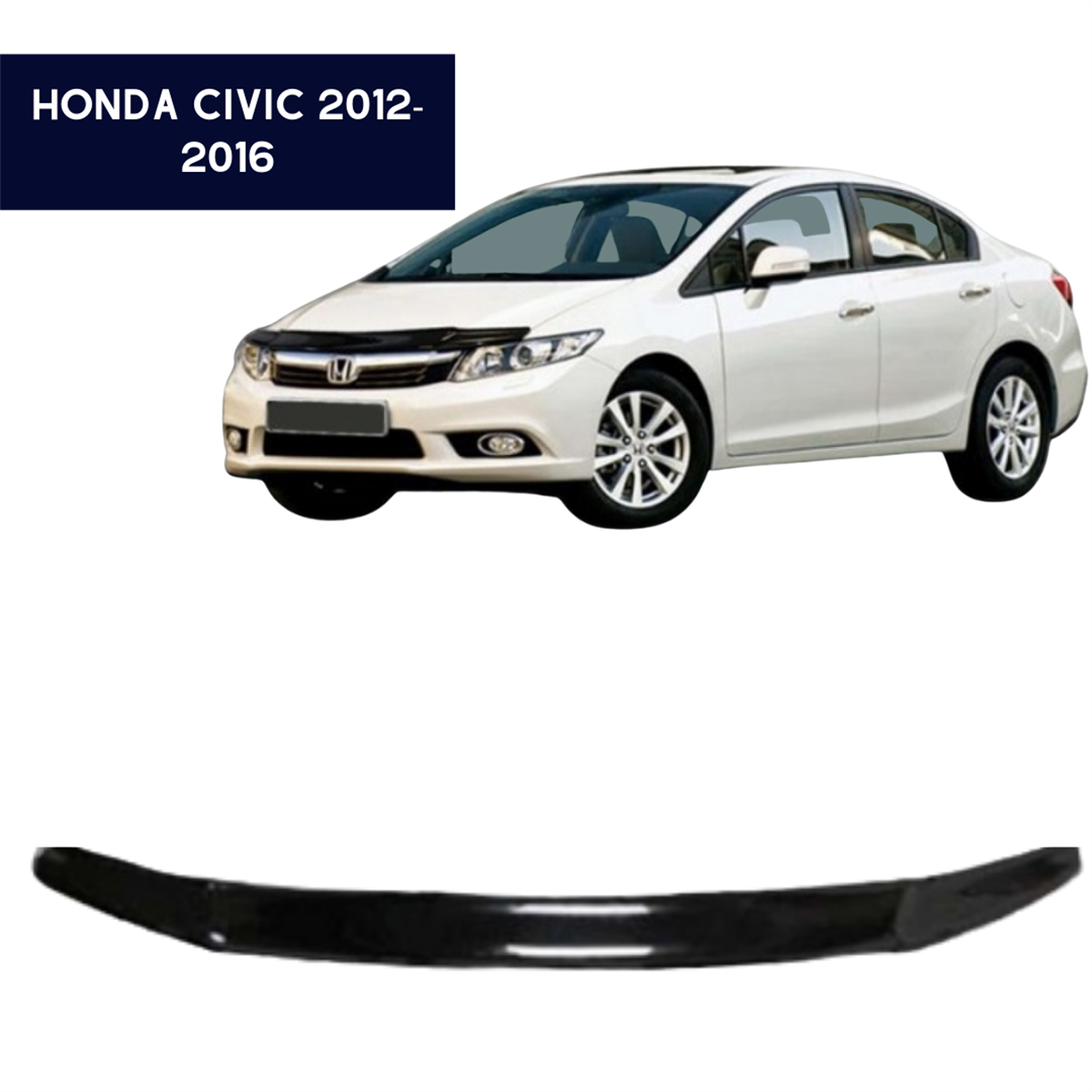 KAPUT KORUYUCU RÜZGARLIĞI HONDA CİVİC 2012-2016 KOD:KK16017