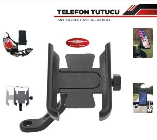 TELEFON TUTUCU MOTORSİKLET METAL AYARLI KOD:5901978
