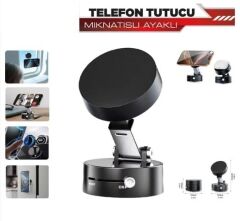 TELEFON TUTUCU MIKNATISLI AYARLI SİYAH KOD:5901090