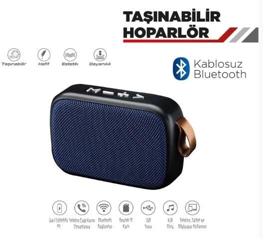 TAŞINABİLİR KABLOSUZ BLUETOOTH HOPARLÖR KOD:2749940