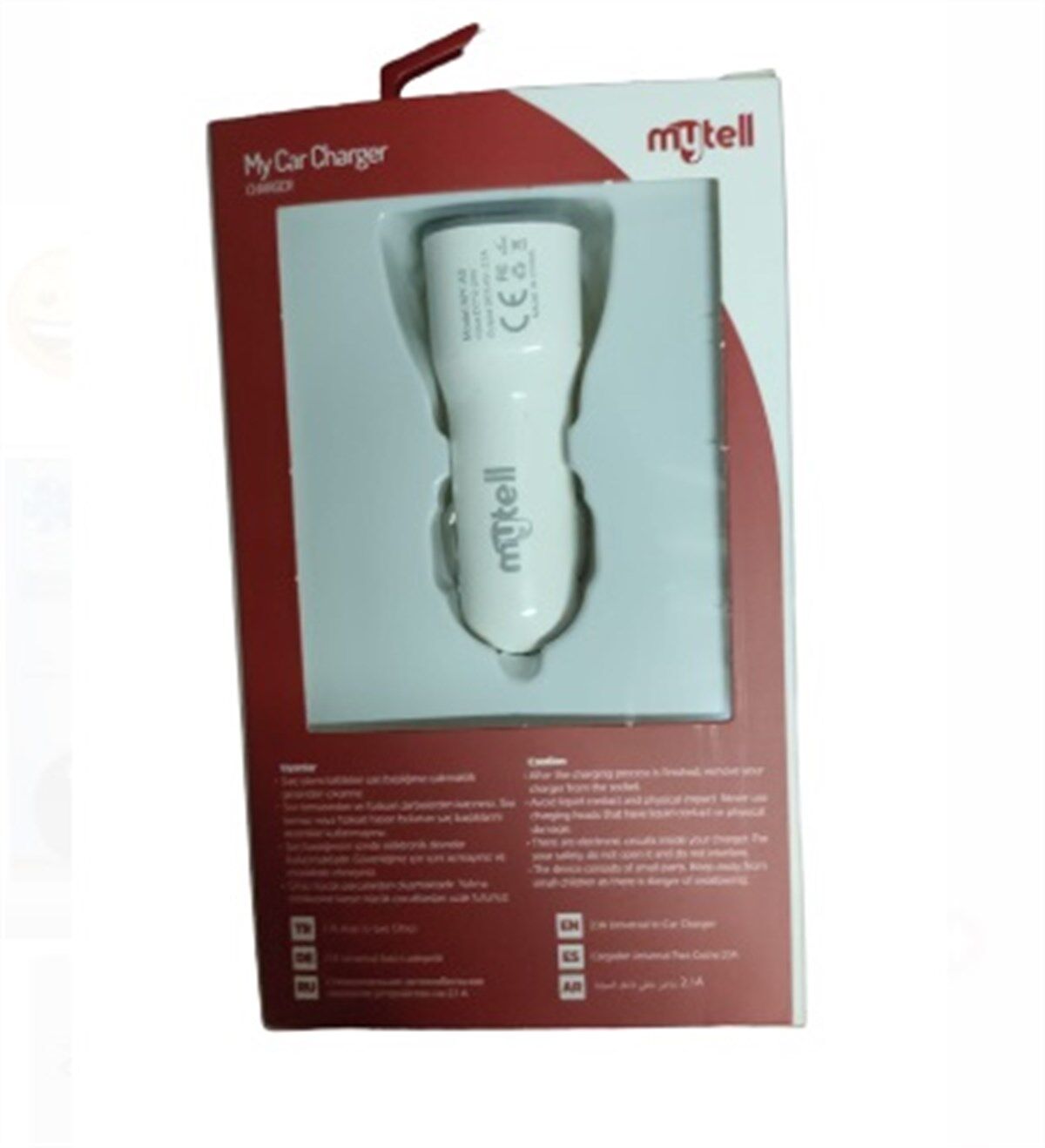ÇAKMAK SOKETİ ÇİFT USB GİRİŞLİ MYTELL KOD:9646