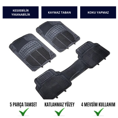 PASPAS UNİVERSAL BADEM MODEL 5 PARÇA (KOLİ 8Lİ) KOD:5010210
