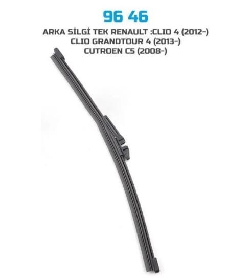 'SİLECEK ARKA CLİO 4 GRANTOUR CİTROEN C5 250MM  KOD:96,46