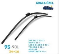 SÜPÜRGE TK ÖN VW POLO 11-17, RAPID 11-, LEON-3LEON-3 12-, TOLEDO-4 12-, AUDİ  KOD:95-901
