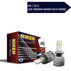LED ZENON H4 ECO SERİSİ NİKEN 12V KOD:0120040301