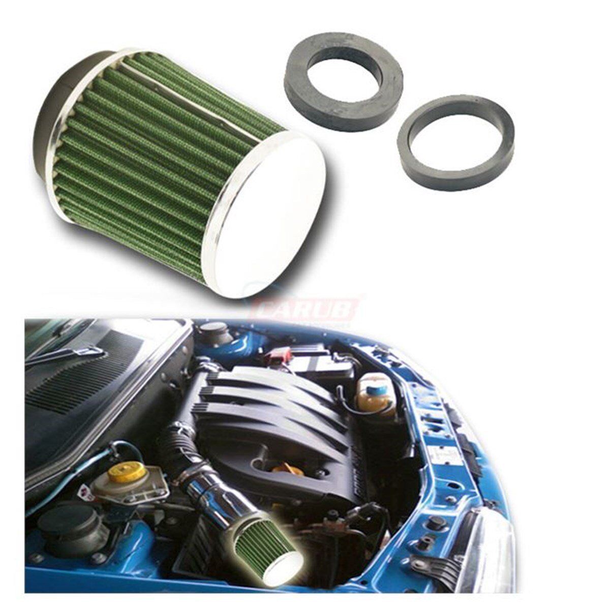 HAVA FİLTRESİ 2 APARATLI KROM-YEŞİL KOD:4686102