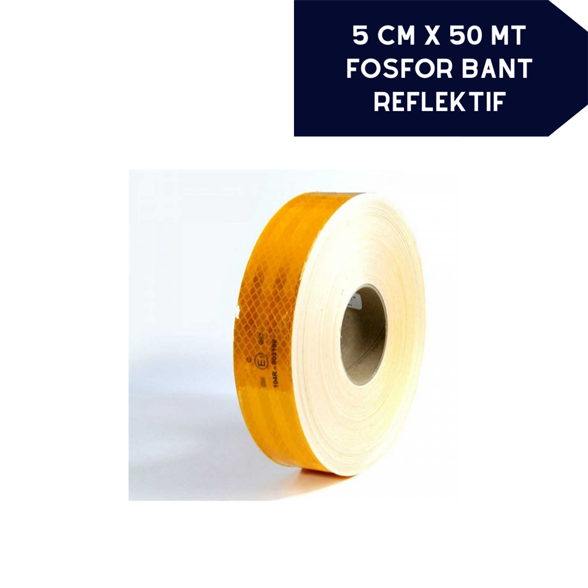 FOSFOR BANT REFLEKTİF 5CMX50M SARI KOD:101124