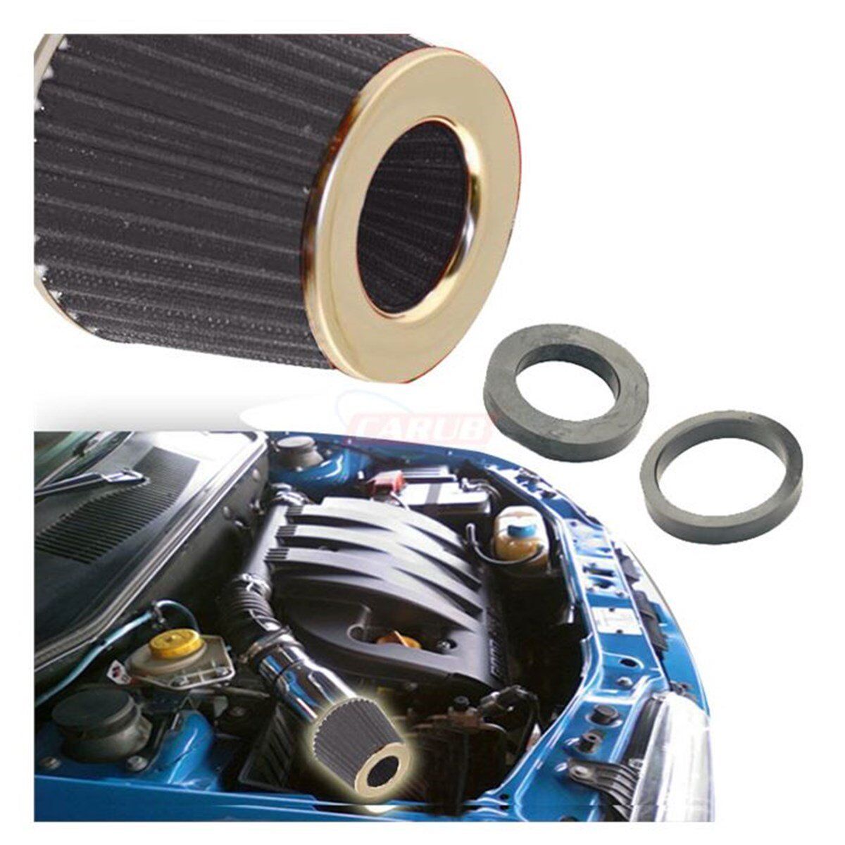 HAVA FİLTRESİ 2 APARATLI KROM-GRİ KOD:4686203