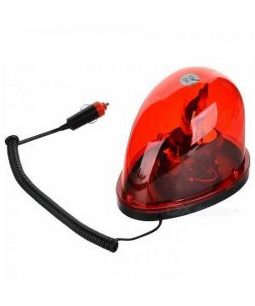TEPE LAMBASI MIKNATISLI 12V KIRMIZI DÖNER TİP KOD:4202602
