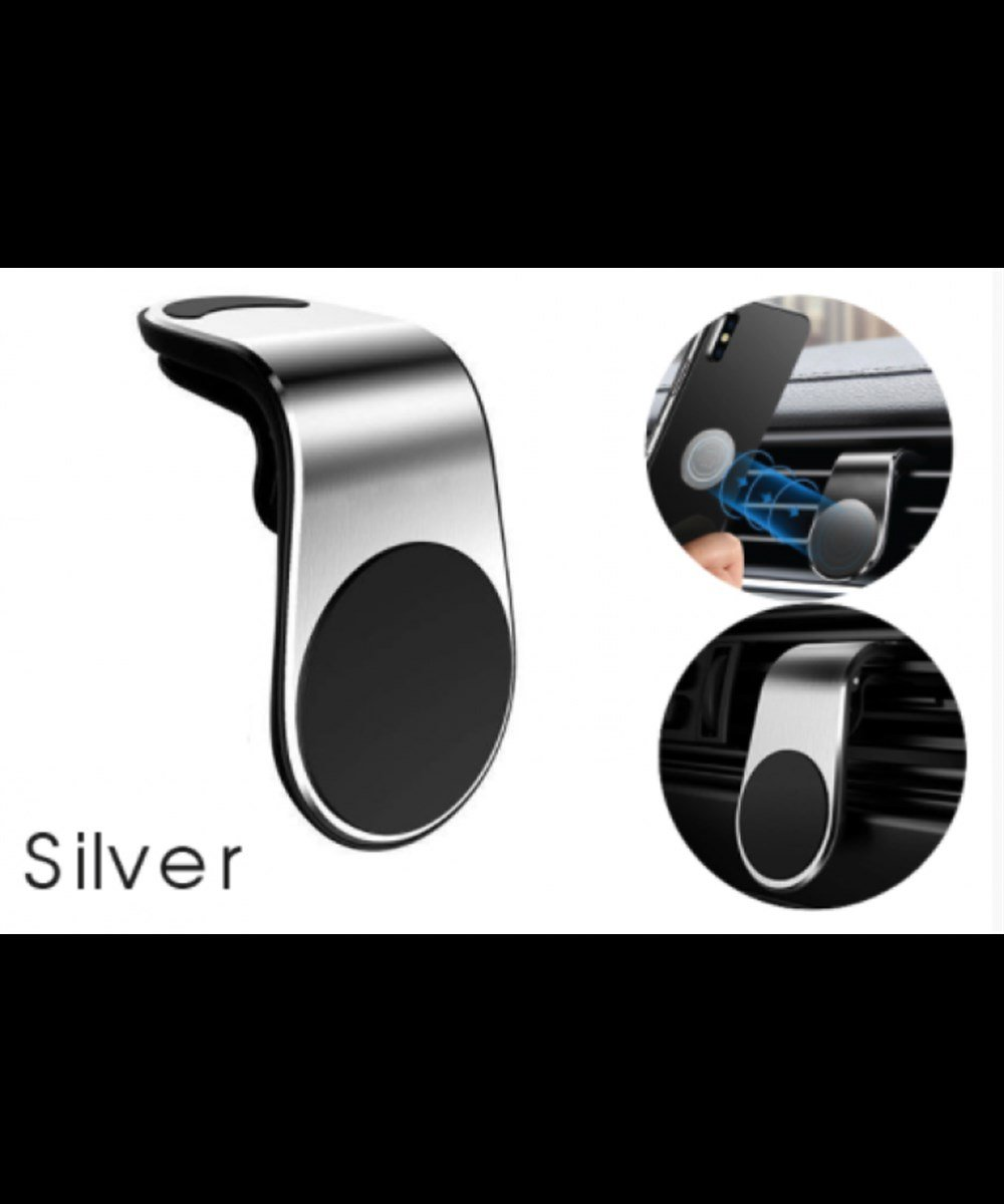 TELEFON TUTUCU L TİPİ HAVALANDIRMA SİLVER CARUB KOD:5901081