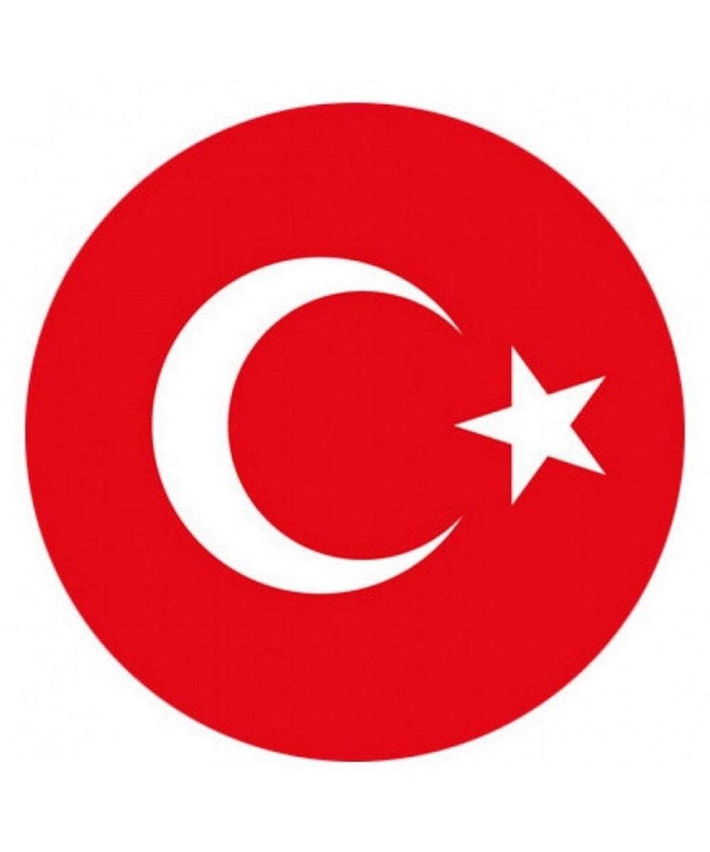 BAYRAK ÇIKARTMASI YUVARLAK ÇAP:7.5CM KOD:800501007