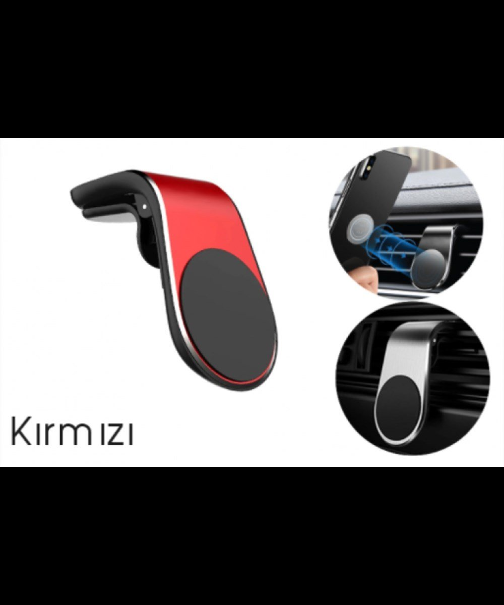 TELEFON TUTUCU L TİPİ HAVALANDIRMA KIRMIZI CARUB KOD:5901083