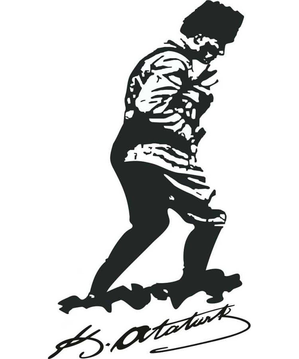 MUSTAFA KEMAL ATATÜRK KOCATEPE ÇIKARTMASI 22CM KOD:800901066