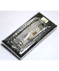 TAVAN LAMBASI LEDLİ TUŞLU PARLAK KROMAJ KAPLAMA KOD:AC2075