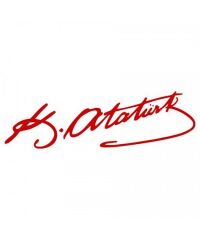 MUSTAFA KEMAL ATATÜRK İMZASI KÜÇÜK 14 CM KIRMIZI KOD:800701022