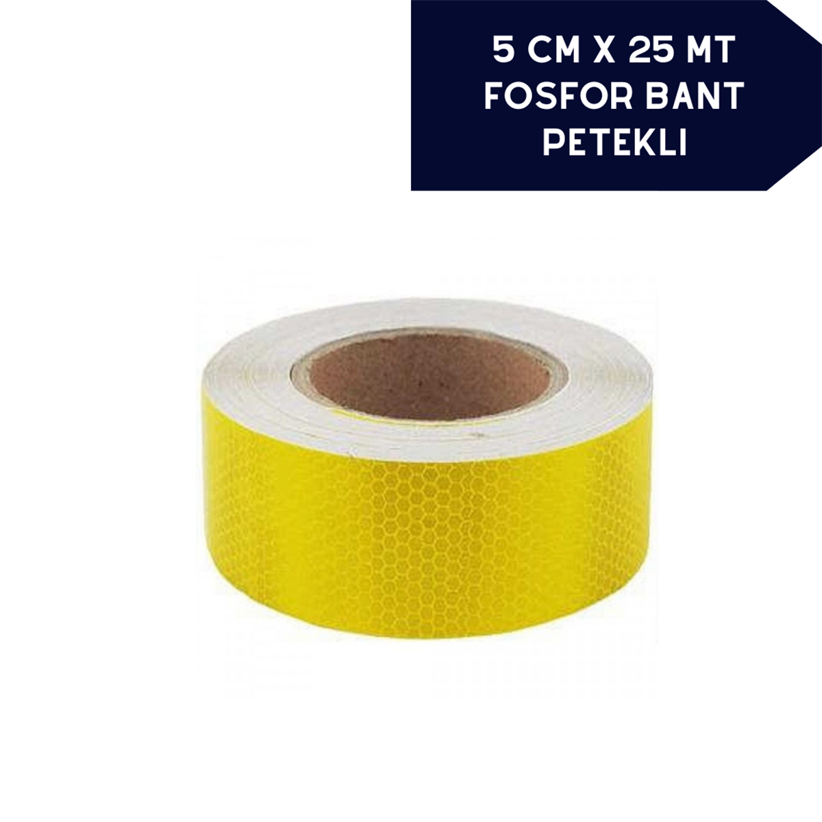 FOSFOR BANT PETEKLİ 5CMX25M SARI KOD:2407501