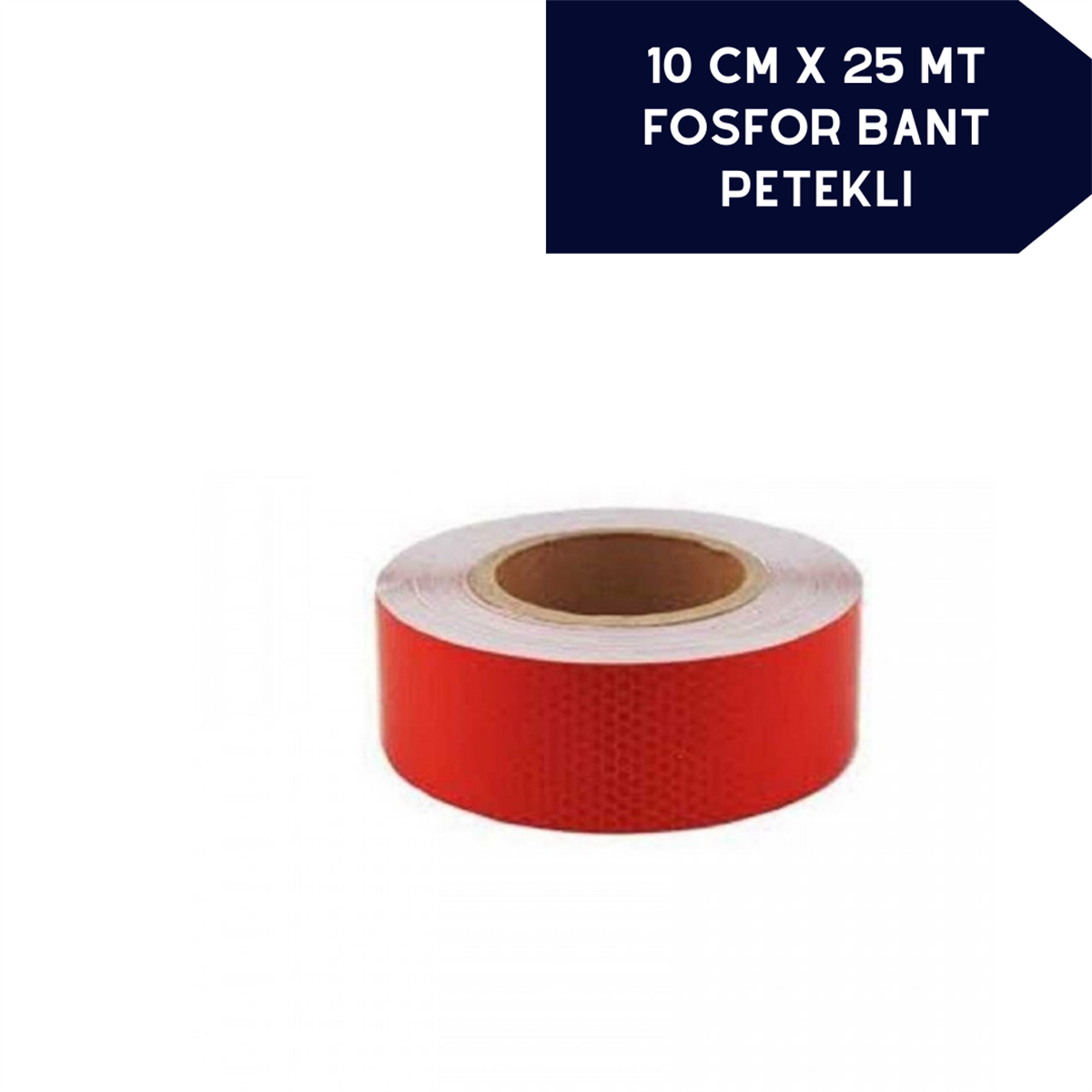 FOSFOR BANT PETEKLİ 10CMX25M KIRMIZI KOD:2407602