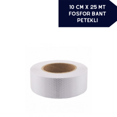 FOSFOR BANT PETEKLİ 10CMX25M BEYAZ KOD:2407603