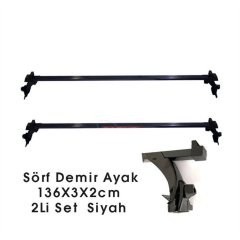 BAGAJ SÖRF AYAĞI OLUKLU 136CM TAKIM METAL SİYAH KOD:0761036
