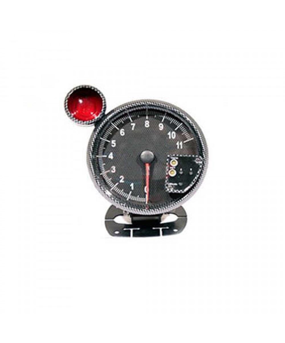 TAKOMETRE DEVİR GÖSTERGELİ CARBON DESENLİ IŞIKLI 5İNC KOD:4663061