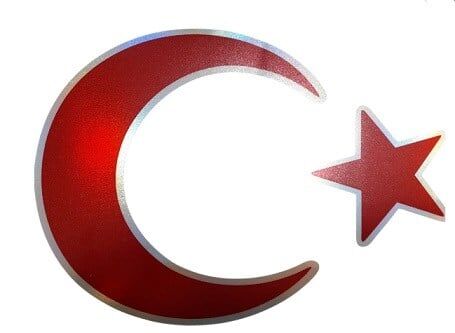 HOLOGRAM AY YILDIZ ORTA 20X16 KOD: 1252