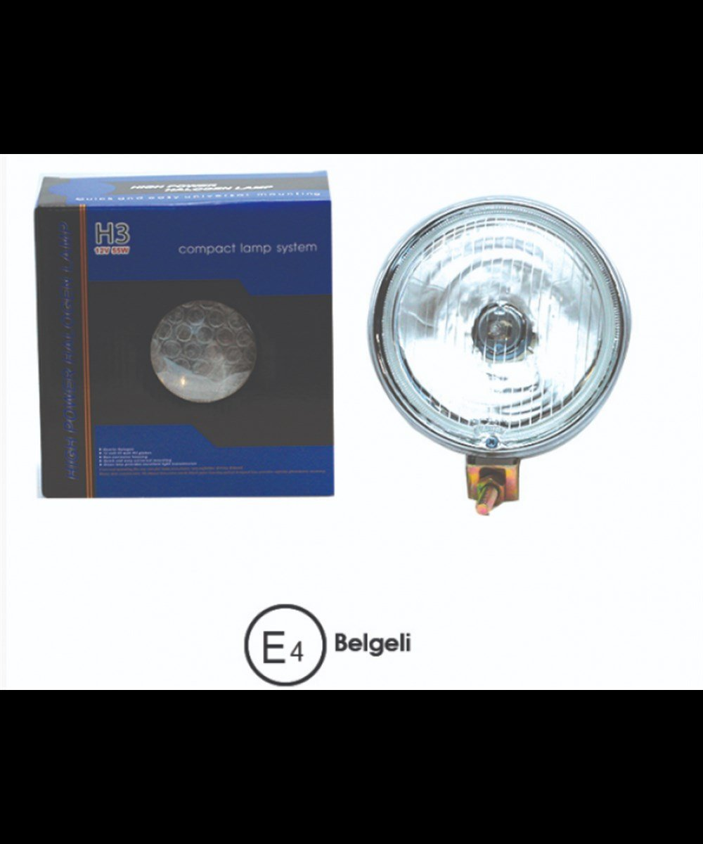 SİS LAMBASI KROM OBEN YUVARLAK 17CM BEYAZ EMARK BELGELİ KOD:3006903