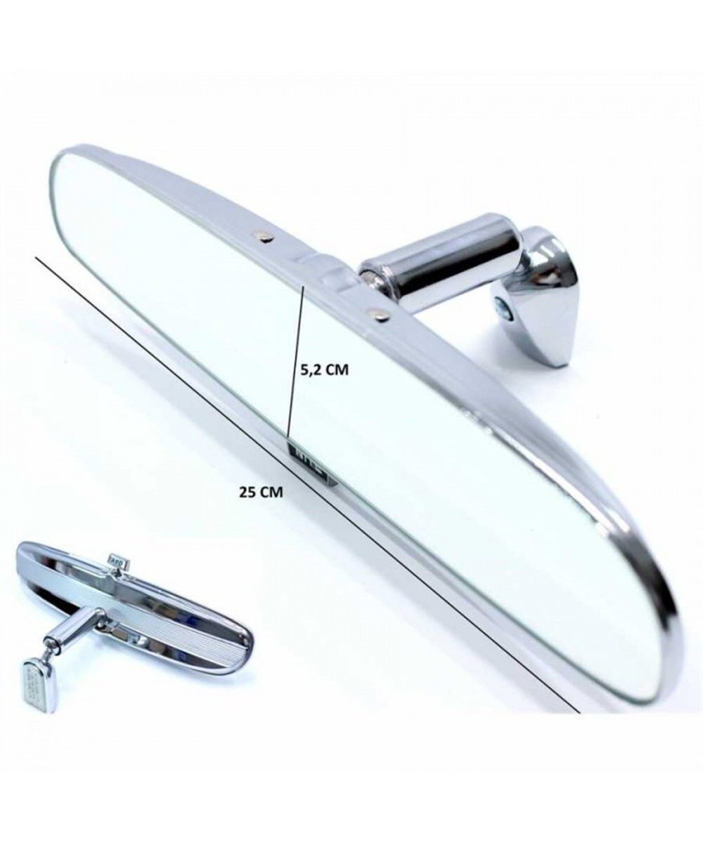 İÇ DİKİZ AYNASI NİKELLİ CHEVROLET TİP NOVA ERAS 25CMX5,2CM KOD:0220102