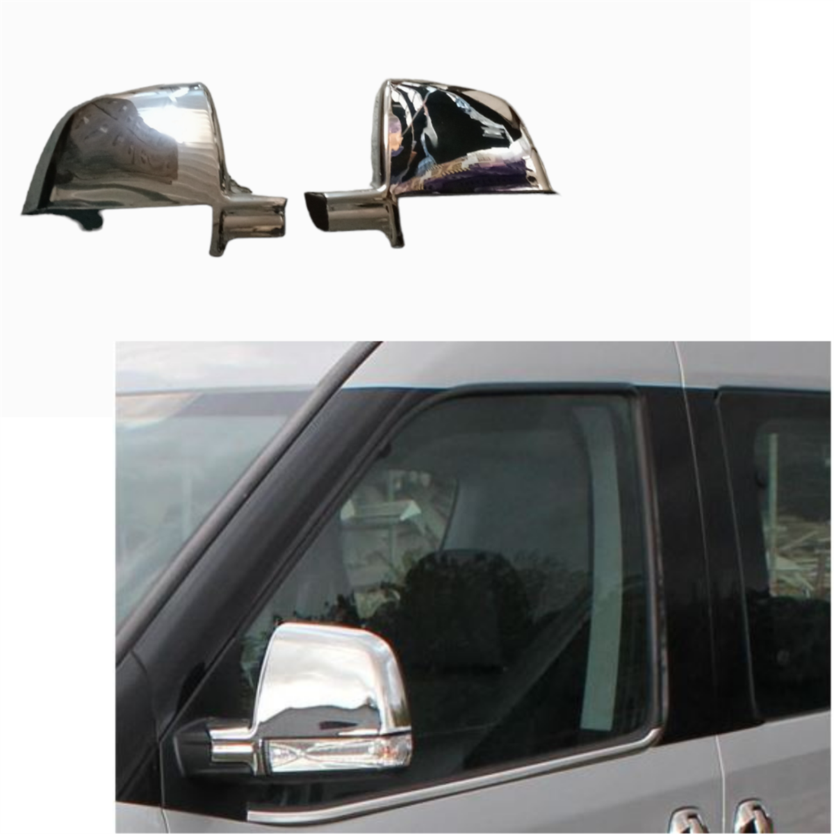 AYNA KAPAĞI KROMU 2 PARÇA DOBLO 2010 YENİ MODEL KOD:K0031