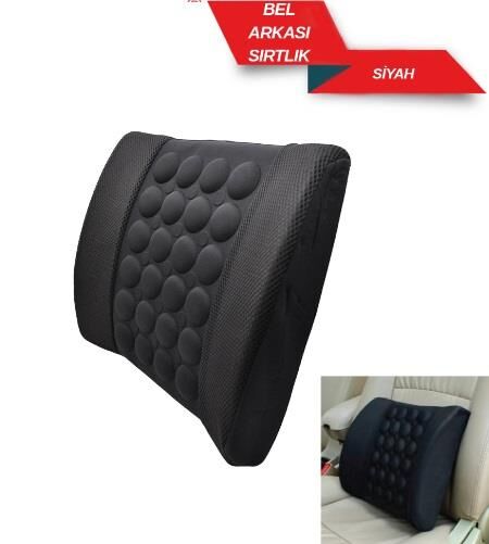 BEL DESTEĞİ ORTOPEDİK YASTIK SİYAH KOD:4819020