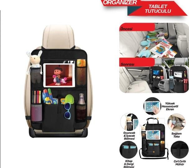KOLTUK ARKASI ORGANİZER TABLET TUTUCULU KOD:5902226