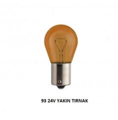 93 AMPUL 24V YAKIN TIRNAK TURUNCU KOD: 3712