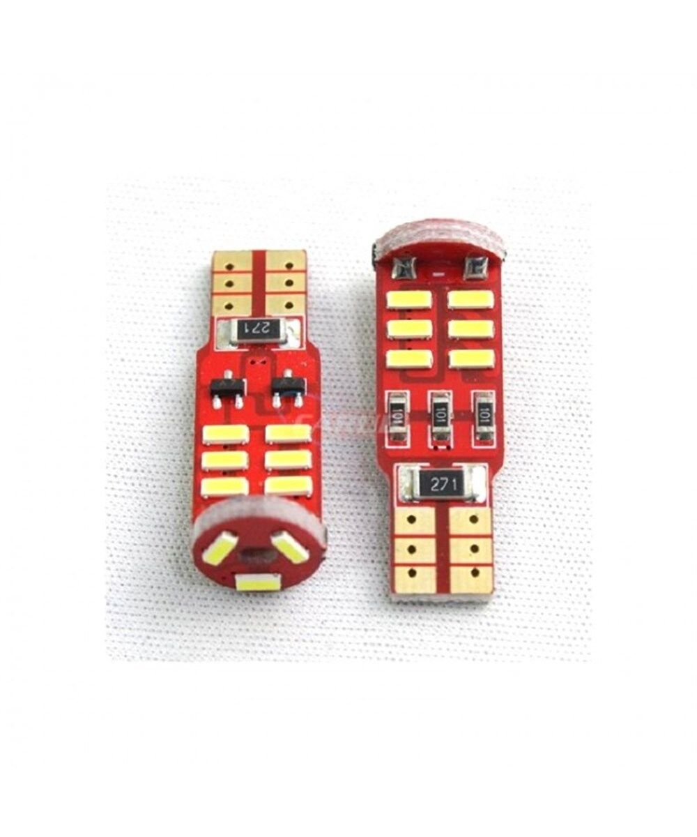 T10 BEYAZ 24V ARIZA IŞIĞI YAKMAZ ENTEGRELİ 15 SMD CANBUS LED KOD:0405537