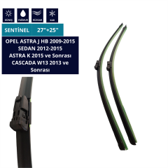 SİLECEK ÖN ASTRA J HB SEDAN ASTRA K HB SEDAN SW CASCADA 27''+25'' 2'Lİ TAKIM KOD:95-351