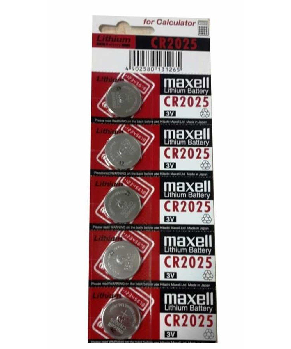 MAXELL ORJİNAL PİL PARA MODEL 3V 2025 (5ADET) KOD:2025