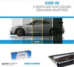 CAM FİLMİ ÇİZİLMEZ 100CMX60M BLACK SENTİNEL KOD:G100-20